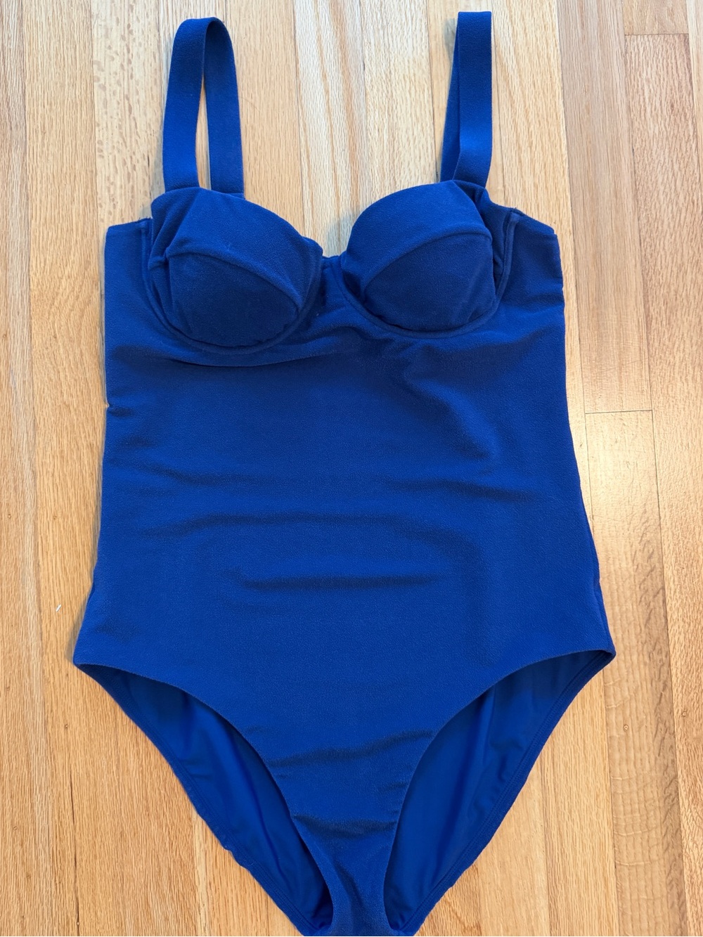 Minnow Women’s Navy Terry One-Piece Swimsuit